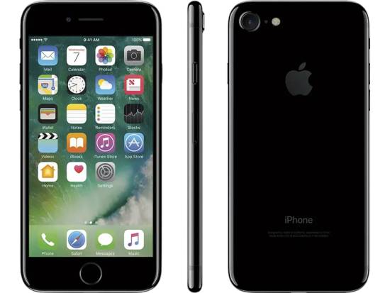 Apple iPhone 7 A1660 4.7" Smartphone A10 128GB (Unlocked) - Jet Black - Grade C