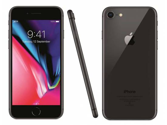 Apple iPhone 8 A1863 4.7" Smartphone 64GB (Unlocked) - Black - Grade A