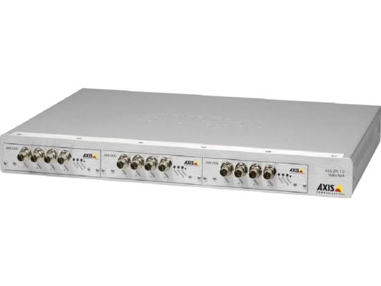 Axis Communications 291–1U Video Rack Complete w/ 3x Q7406 Video Encoder Blades - Refurbished