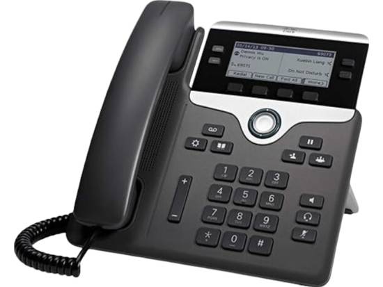 Cisco CP-7841-3PW-K9 Charcoal Gigabit IP Display Speakerphone - Grade A