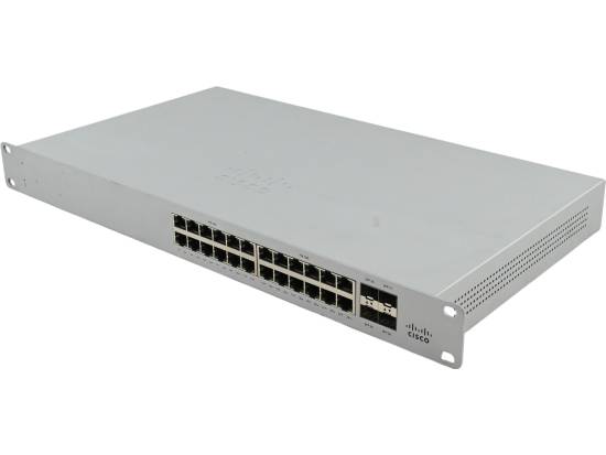 Cisco Meraki MS120-24P 24-Port Gigabit Switch w/PoE - Refurbished