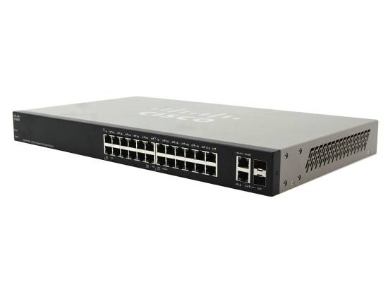 Cisco SG200-26P Gigabit Ethernet Smart Switch (SLM2024PT-NA) - Refurbished