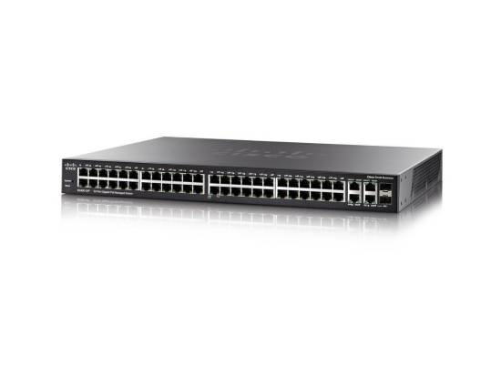 Cisco SG350-52P-K9-NA 52-Port 10/100/1000 Managed Switch - Refurbished