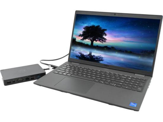 Dell Laptop Bundle | Latitude 3510 15.6" i5-10210U | Dell WD15 130W Docking Station