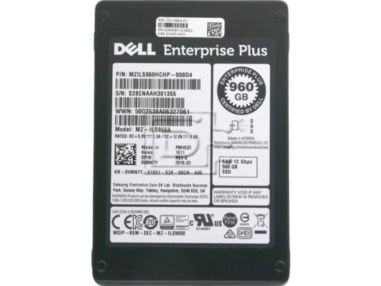 Dell MZ-ILS960A 2.5" 960GB Enterprise SAS SSD