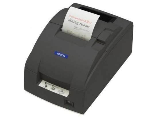 Epson TM-U220B Ethernet Dot Matrix Impact Receipt Printer - Black - Refurbished