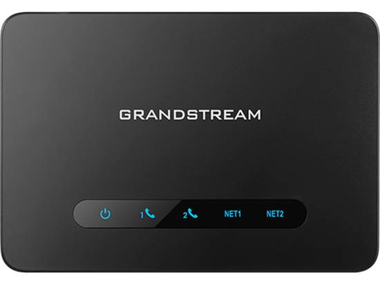 Grandstream HT812 V2 Powerful 2-port ATA with Gigabit NAT Router