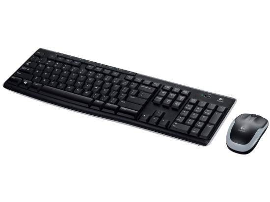 Logitech MK270 Wireless Desktop Keyboard and Mouse - Refurbished
