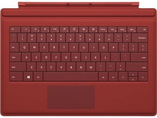 Microsoft 1709 Surface Pro Keyboard - Red - Refurbished