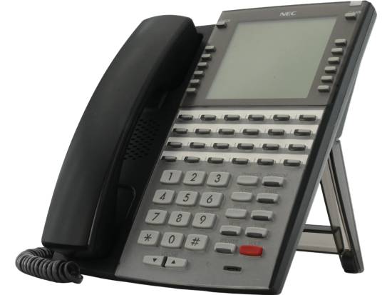 NEC DSX 34-Button Black VoIP Backlit Super Display Phone (1090035) - Grade A