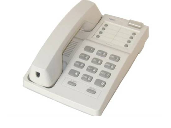 NEC DTP-1HM-2 Single Line White Telephone - Grade A