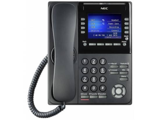 NEC ITK-8LCX-1 DT920 Color Self-Labeling IP Phone - Grade A