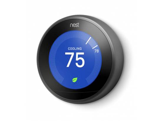 Nest Learning NES-T3016US Black Thermostat