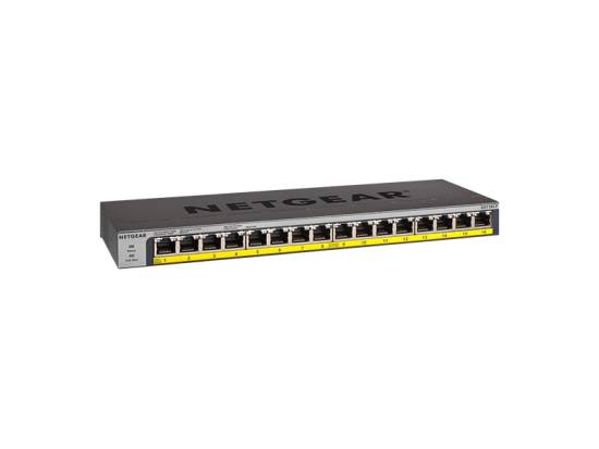 Netgear GS116PP 16-Port Gigabit PoE+ Unmanaged Switch