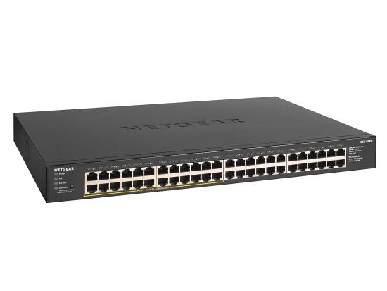 Netgear GS348PP 48-Port Gigabit PoE+ Unmanaged Switch (48x Gigabit / 24x PoE+)