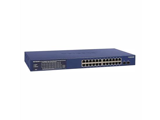 Netgear GS724TPP 24-Port Gigabit PoE+ Smart Switch (24x Gigabit PoE+ / 2x 1000BASE-X SFP Uplink)