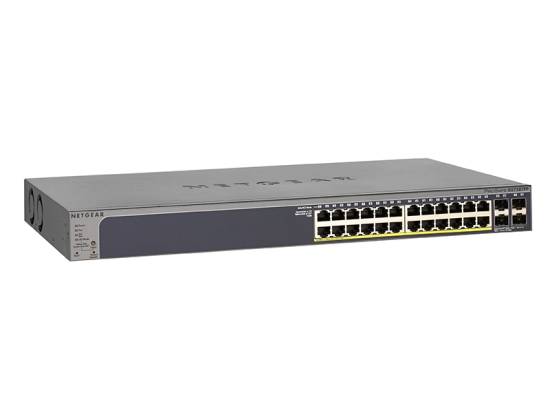 Netgear GS728TPP 24-Port Gigabit PoE+ Smart Switch (24x Gigabit PoE+ / 4x SFP)