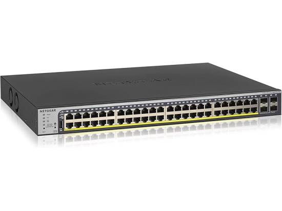 Netgear GS752TP 48-Port Gigabit PoE+ Smart Switch (48x Gigabit PoE+ / 4x Gigabit SFP)