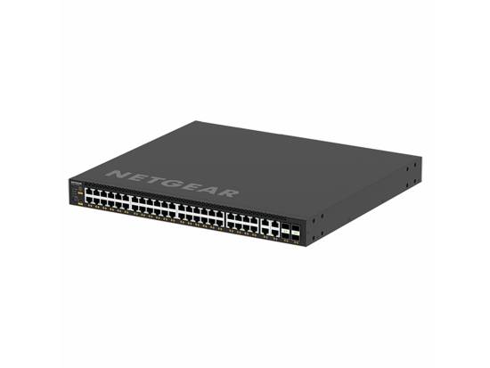 Netgear GSM4352 52-Port Gigabit PoE+ Managed Switch (48x Gigabit PoE+ / 4x 10G SFP+)