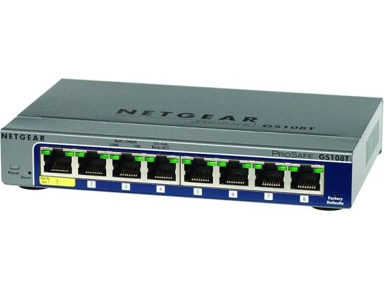 Netgear ProSafe GS108T 8-Port Gigabit Smart Switch