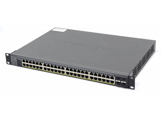 Netgear ProSAFE GS752TP 48-Port 1000base-T Gigabit PoE Smart Managed Switch - Refurbished