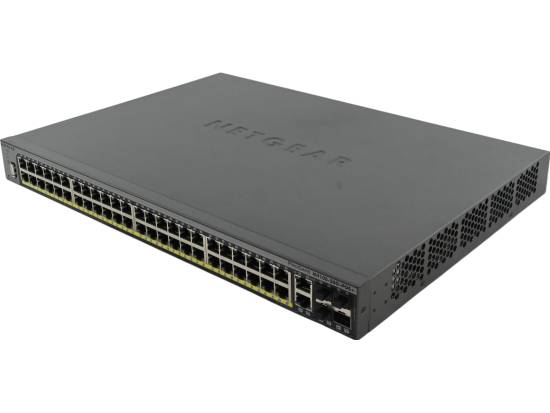 Netgear ProSafe M4100-50G-POE+ 50-Port Gigabit Ethernet Managed Switch - Refurbished