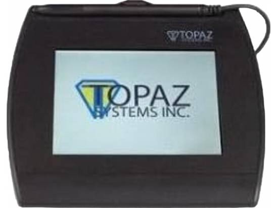 Topaz T-L-BK57GC-BHSB-R SigGem Color Signature Pad - Refurbished