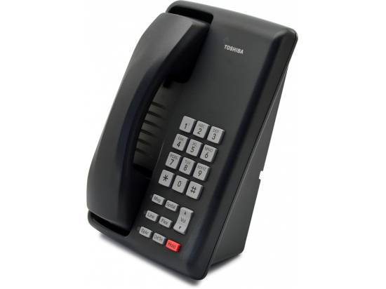 Toshiba Strata DKT3201 Charcoal Analog Phone - Grade B