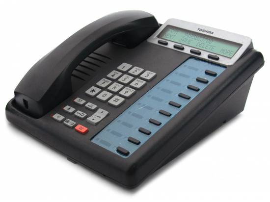 Toshiba Strata DKT3210R-SD 10-Button Charcoal Display Speakerphone w/Icon Keys - Grade A