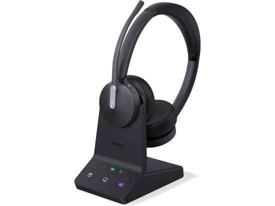 Yealink WH64 Dual-Ear DECT & BT Wireless Headset - Teams